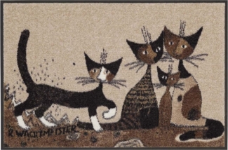 Salonloewe Fußmatte Fußmatte 50x75 Rosina Wachtmeister Serafino& Friends beige, Eingangsmatte normal, Höhe: 500 mm