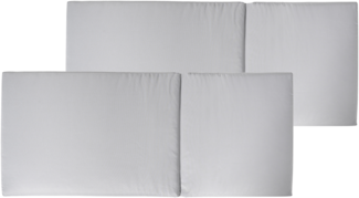 Sitzauflagen 2er Set TOSCANA JAVA AMANTEA PREMIUM 50x70 cm Hellgrau