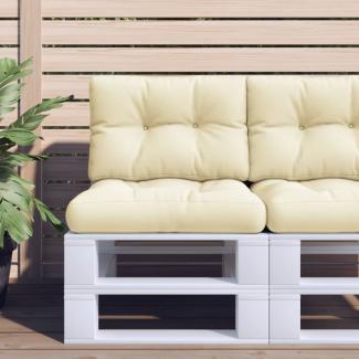 Palettensofa-Kissen Creme 60x40x12 cm