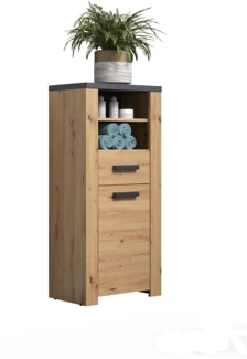 Standschrank Franka / Follow, Holzwerkstoff, Holzfarben, 53 x 118 x 35 cm