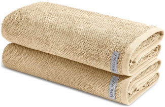 Ross Selection 2 tlg. Frottier-Set - 2 X Duschtuch (70 X 140cm) - 540 g/m2 - Sand