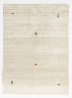Morgenland Gabbeh Teppich - Softy - Agra - rechteckig - 200x150 - Beige