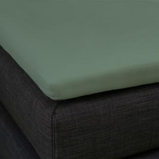 Formesse Split-Topper Spannbetttuch La Piccola Duo 2|180x200 cm| olive