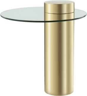 Beistelltisch Ontario 125 Gold / Klar