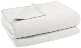 Zoeppritz Basis Soft-Fleece offwhite blanket 010 65% Polyester, 35% Viscose 160x200 103291