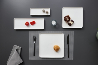 Servierplatte 20,5x7,5cm 6er Set Skagen