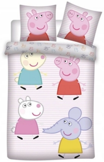 AY!Max Babybettwäsche Peppa Pig™ Babybettwäsche "Peppa und seine 4 Freunde", 100x135cm, Baumwolle