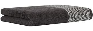 CAWÖ Handtuch - Luxury Home, C Two-Tone, Walkfrottier Basalt 50x100cm