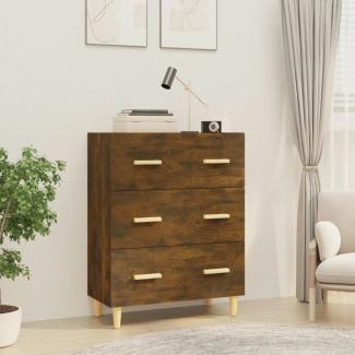 vidaXL Sideboard Räuchereiche 70x34x90 cm Holzwerkstoff 817345