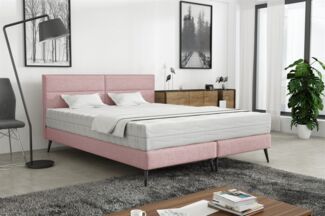 Polsterbett Doppelbett BERGAMO 120x200cm Komplettset Stoff Gemma Rosa