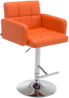 Barhocker Los Angeles Kunstleder C orange