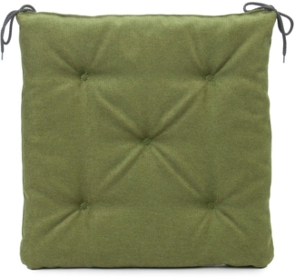 Gözze Sitzauflage Darco Uni, (1 St), 1 Stück, Maße: 40 x 40 x 4 cm, mit Füllung, mit Bindebändern