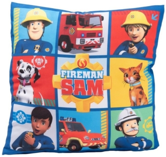 United Labels® Dekokissen Feuerwehrmann Sam - Feuerwehr Deko 30x30 cm