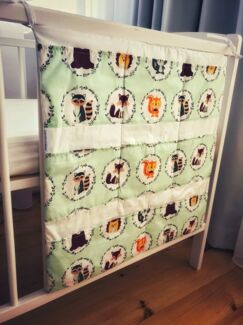 Bettasche Spielzeugtasche Babybetttasche Windelntasche für Kinderbett Baby NEU