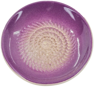 Kaladia Multireibe 801, Lila, Keramik, handbemalte Reibeteller Unifarben Keramik - Made in Spain