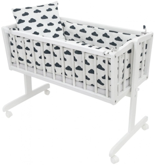 5-teiliges Wiegenset Wolken, aus Baumwolle