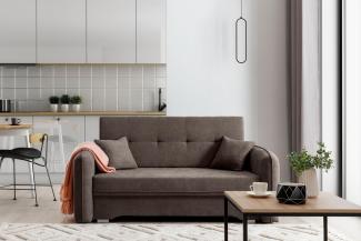 Wohnideebilder Laine 3-Sitzer Dunkelbraun Sofas & Couches SO-LAI-22PO