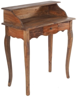 DESIGN DELIGHTS Sekretär MASSIVHOLZ SEKRETÄR NAPOLEON 92x80cm(HxB), Massivholz Schreibtisch