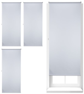 4x Thermo Verdunklungsrollo 90x210 weiß 10030394