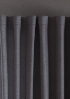 my home Vorhang LONDON (1 St), verdeckte Schlaufen, verdunkelnd, Sicht- und Lichtschutz, 135 x 235cm,Melange-Optik