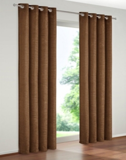 Wirth Vorhang Trondheim 328 g/m², Ösen (1 St), blickdicht, Chenille