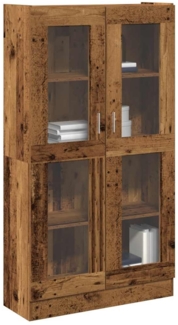 vidaXL Highboard Altholz-Optik 82,5x30,5x150 cm Holzwerkstoff 3318718