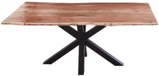 SAM® Baumkantentisch Quincy, Akazie, TP 26mm, Baumkante, Einzeltisch 120