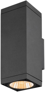 SLV THEO PRO L, Wandaufbauleuchte, single, DALI, P1, rechteckig, 2700 K, 10 W, 24°, anthrazit - Stand-, Wand- und Deckenleuchten (Outdoor)