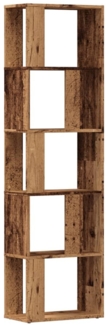 vidaXL Bücherschrank Altholz-Optik 45x24x159 cm Holzwerkstoff 855784
