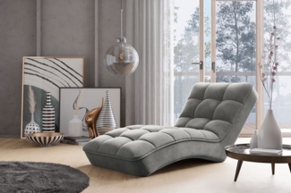 ELTAP 'Loren' Chaiselongue, 85 x 170 x 85 cm, Grau