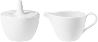 Seltmann Weiden Beat Color Glaze Milch & Zucker Set 2-teilig Weiß