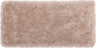 Teppich beige 80x150 cm Shaggy CIDE
