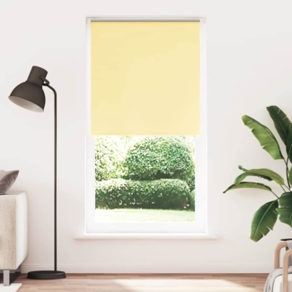 vidaXL Verdunkelungsrollo Gelb 115x230cm Stoffbreite 110,7cm Polyester 4012119