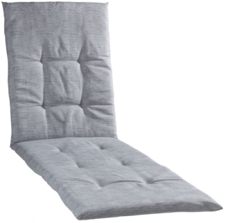 GO-DE Liegenauflage STONGHA, B 58 x L 190 cm, Grau, Gartenliegeauflage, Gartenauflage für Gartenliege