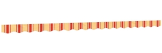 vidaXL Markise Markisenvolant Gelb und Orange Gestreift 4,5 m (1-St)