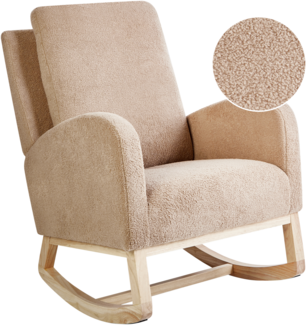 Schaukelsessel ALSTA Bouclé Beige
