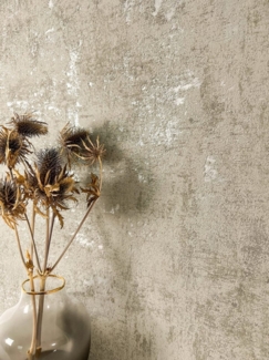 Newroom Vliestapete, Taupe Tapete Modern Beton - Betonwand Betonoptik Grau Silber Industrial Glamour Zement Metallic für Schlafzimmer Wohnzimmer Küche, Betonwand, Betonoptik