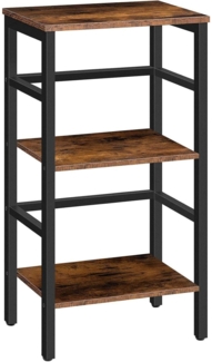 Leiterregal Standregal 3 Ebenen Bücherregal Querstangen Industriestil