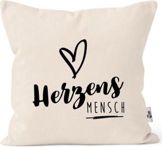 MoonWorks Dekokissen Kissenbezug Herzensmesch Herz Kissenhülle Geschenk Weihnachten Liebe Freundschaft Moonworks®