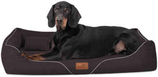 WILLIAM COUTURE Orthopädisches Hundebett - 01 Braun, 110x85cm
