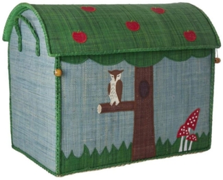 rice Aufbewahrungskorb Landhauskorb Happy Forest groß 52 x 32 x 43 cm
