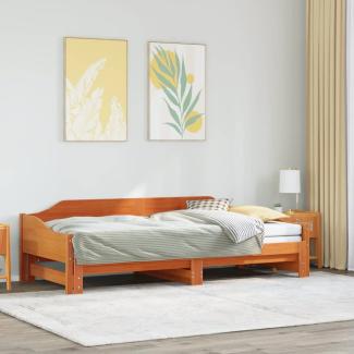 vidaXL Tagesbett Ausziehbar ohne Matratzen 90x190 cm Massivholz 850910