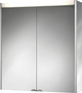 jokey Spiegelschrank Dekor Alu LED Aluminium, 65,4cm breit