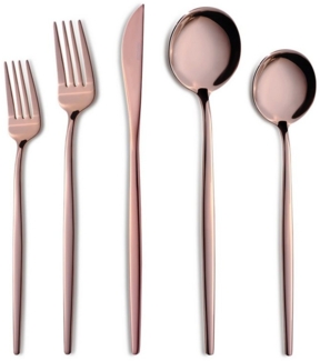Karaca Besteck-Set Karaca Orion Rosegold 60-teiliges Besteckset für 12 Personen, 12 Personen