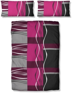 my home Bettwäsche Kelian, Polycotton recycelt, 2 teilig, in verschiedenen Qualitäten, gemusterte Bettwäsche