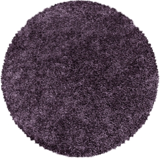 Ayyildiz Teppiche Hochflor-Teppich SYDNEY 3000, rund, Höhe: 50 mm, Shaggy, Langflor, uni, auch rechteckig, Wohnzimmer