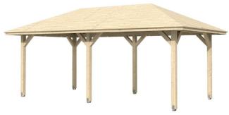 Skan Holz Holz Pavillon Orleans 1 | Natur | 656x374x314 cn cm