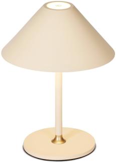 Halo Design 800773 LED Akku Tischleuchte Hygge creme 20cm