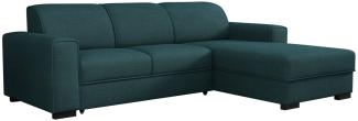 Ecksofa 'Luminne' blau Rechts