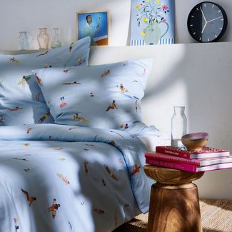 APELT Bettwäsche Beach Gots, Satin (Bio-Baumwolle), Strandmotiv